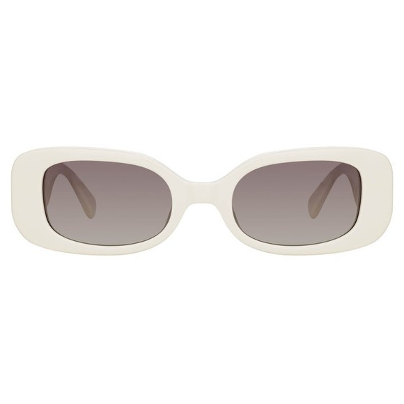 Linda Farrow Lola Rectangular Sunglasses In - NWT - Picture 1 of 6